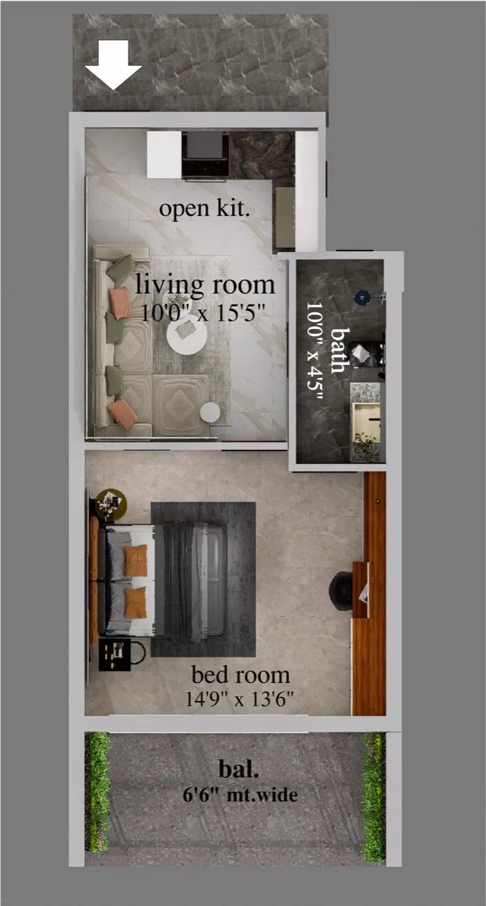 Harisons Builders Studio floor plan blueprint